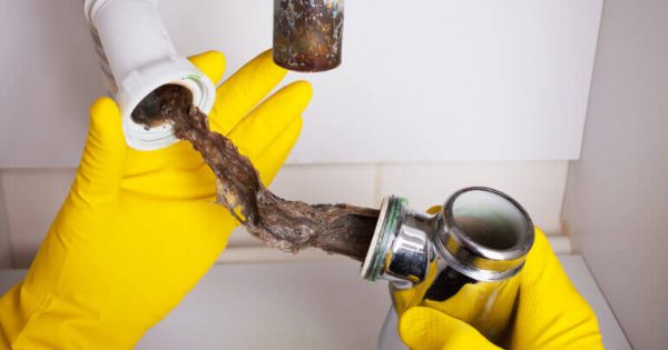 how to clear a clogged drain