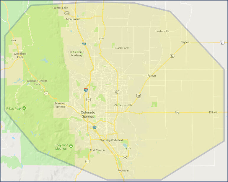 Colorado Springs Service Area-Talmich Plumbing & Heating