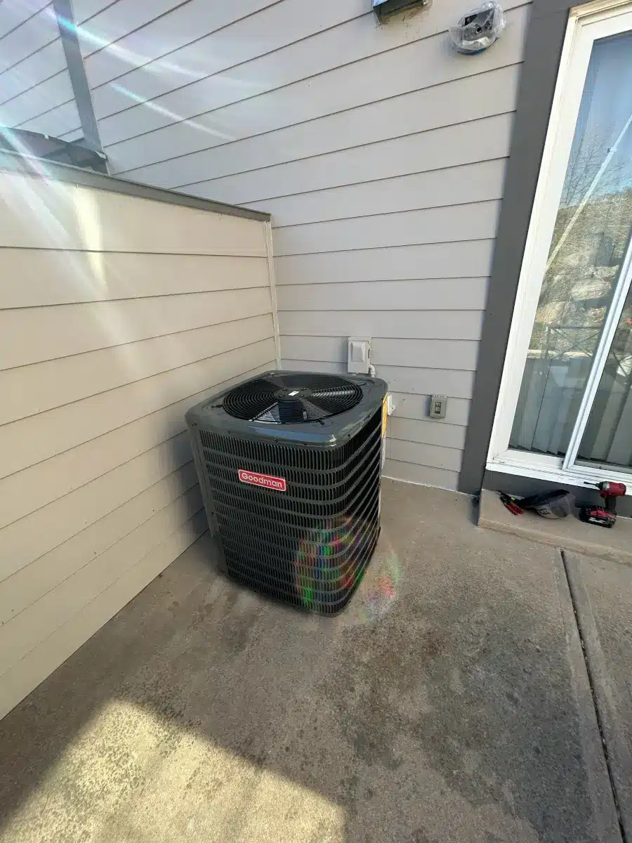 Swamp cooler to central AC conversion at a Front Range home